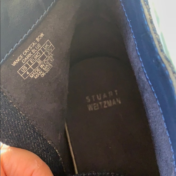 Stuart Weitzman Girls Vance Crystal Bow size 4 - Picture 10 of 11